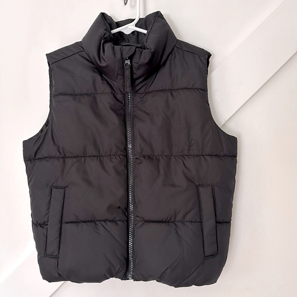 NWOT Puffer Full Zip Girls Vest W/ Pockets - Picture 1 of 4